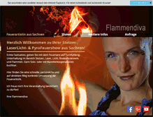 Tablet Screenshot of flammendiva.de